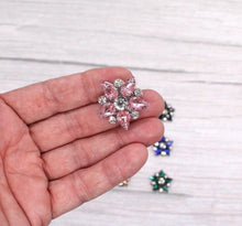 Load image into Gallery viewer, 2 piece Rhinestone Star Shaped Applique Patches