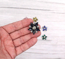 Load image into Gallery viewer, 2 piece Rhinestone Star Shaped Applique Patches