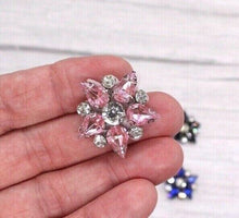 Load image into Gallery viewer, 2 piece Rhinestone Star Shaped Applique Patches