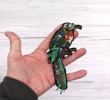 Load image into Gallery viewer, Large Handmade Parrot Bird Appliqué Patch