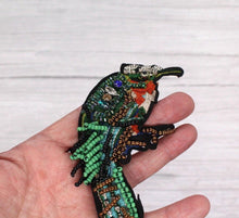 Load image into Gallery viewer, Large Handmade Parrot Bird Appliqué Patch