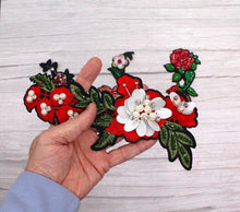 Load image into Gallery viewer, Beaded Rose Flower Appliqué Patches