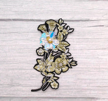 Load image into Gallery viewer, Beaded Rose Flower Appliqué Patches