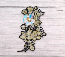 Load image into Gallery viewer, Beaded Rose Flower Appliqué Patches