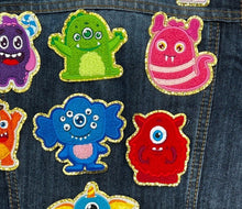 Load image into Gallery viewer, Monster fuzzy Applique Patches