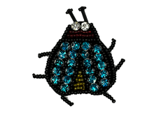 Load image into Gallery viewer, Handmade Crystal  Beaded  Bug Applique Patch