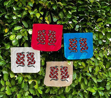 Load image into Gallery viewer, Tote with 2 Embroidered Snakes 12 or 5 oz Shopping Bag