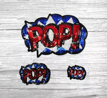 Load image into Gallery viewer, Large Sequin Pow or Pop Applique Patch