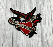 Load image into Gallery viewer, Large Eagle  With Heart Applique Patch