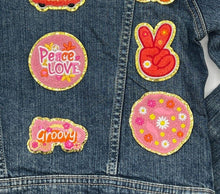 Load image into Gallery viewer, Peace fuzzy Applique Patches