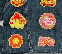 Load image into Gallery viewer, Peace fuzzy Applique Patches