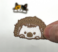 Load image into Gallery viewer, 3 Pieces Children's Animals Cat, Dog & Hedgehog Applique Patches