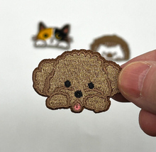 Load image into Gallery viewer, 3 Pieces Children's Animals Cat, Dog & Hedgehog Applique Patches