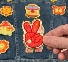 Load image into Gallery viewer, Peace fuzzy Applique Patches