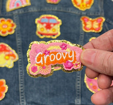 Load image into Gallery viewer, Peace fuzzy Applique Patches