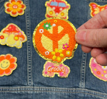 Load image into Gallery viewer, Peace fuzzy Applique Patches