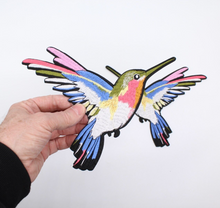Load image into Gallery viewer, Pair Humming Bird Applique Patch