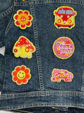 Load image into Gallery viewer, Peace fuzzy Applique Patches