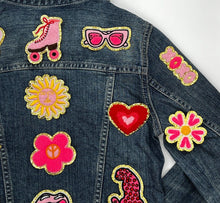 Load image into Gallery viewer, Pink fuzzy Applique Patches