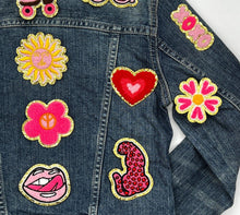Load image into Gallery viewer, Pink fuzzy Applique Patches