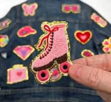 Load image into Gallery viewer, Pink fuzzy Applique Patches