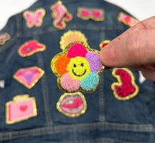 Load image into Gallery viewer, Pink fuzzy Applique Patches