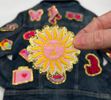 Load image into Gallery viewer, Pink fuzzy Applique Patches