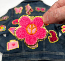 Load image into Gallery viewer, Pink fuzzy Applique Patches