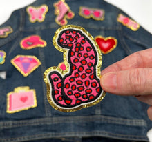 Load image into Gallery viewer, Pink fuzzy Applique Patches