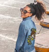 Load image into Gallery viewer, Bengal Tiger With Flowers Applique Patch