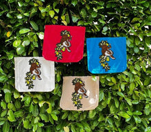 Load image into Gallery viewer, Tote with Bengal Tiger and Flowers 12 or 5 oz Shopping Bag