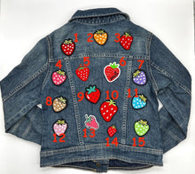 Load image into Gallery viewer, Strawberry fuzzy Applique Patches
