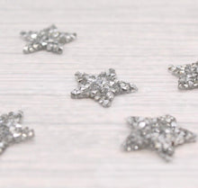 Load image into Gallery viewer, 5 Piece Rhinestone Sparkle Star Applique Patches