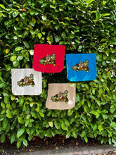 Load image into Gallery viewer, Tote with Bengal Tigers and Flowers 12 or 5 oz Shopping Bag