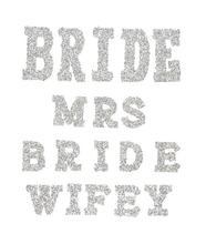 Load image into Gallery viewer, Diy Crystal Letters, Bride T Shirt,