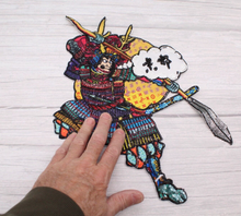 Load image into Gallery viewer, Huge Japanese  Samurai Warrior Sequin Applique  Patch