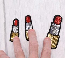 Load image into Gallery viewer, Red Lipstick Sequin Applique Patch