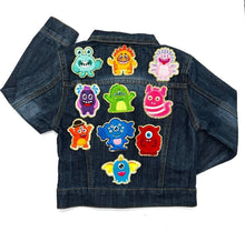 Load image into Gallery viewer, Monster fuzzy Applique Patches