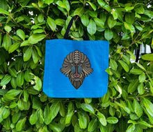 Load image into Gallery viewer, Tote with Large Mandrill Monkey 12 or 5 oz Shopping Bag