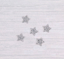 Load image into Gallery viewer, 5 Piece Rhinestone Sparkle Star Applique Patches