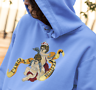 Load image into Gallery viewer, Very large Tapestry Angel Cherub & Crown Embroidered L' amore Applique Patch
