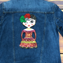 Load image into Gallery viewer, Frida Kahlo Embroidery & Sequins  Applique Patch