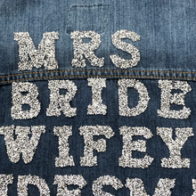 Load image into Gallery viewer, Bride Hotfix Rhinestone Bling Mesh Letters Applique Patch