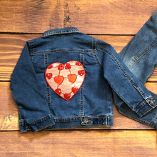 Load image into Gallery viewer, Red Sequin Love Heart Applique Patch