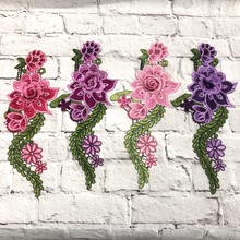 Load image into Gallery viewer, Beautiful Large Flower Appliqué Patch