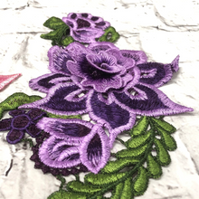 Load image into Gallery viewer, Beautiful Large Flower Appliqué Patch
