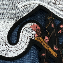 Load image into Gallery viewer, Flower And Swan Patch appliqué