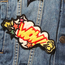 Load image into Gallery viewer, Pow Pop Art Comic Cool Embroidered Applique Patch of 6 Pieces