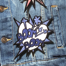 Load image into Gallery viewer, Pow Pop Art Comic Cool Embroidered Applique Patch of 6 Pieces