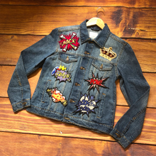 Load image into Gallery viewer, Pow Pop Art Comic Cool Embroidered Applique Patch of 6 Pieces